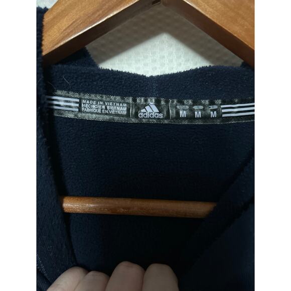 Michigan Wolverines Hoodie Adidas Men's Blue Maze Long Sleeve Sweatshirt Medium - Picture 5 of 9